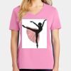 Ladies Core Cotton V Neck Tee Thumbnail