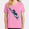 Ladies Core Cotton V Neck Tee Thumbnail