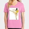 Ladies Core Cotton V Neck Tee Thumbnail