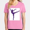 Ladies Core Cotton V Neck Tee Thumbnail