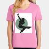 Ladies Core Cotton V Neck Tee Thumbnail
