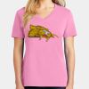 Ladies Core Cotton V Neck Tee Thumbnail