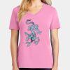 Ladies Core Cotton V Neck Tee Thumbnail