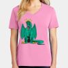 Ladies Core Cotton V Neck Tee Thumbnail