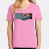 Ladies Core Cotton V Neck Tee Thumbnail