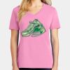 Ladies Core Cotton V Neck Tee Thumbnail