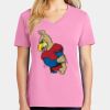 Ladies Core Cotton V Neck Tee Thumbnail