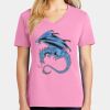 Ladies Core Cotton V Neck Tee Thumbnail