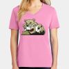 Ladies Core Cotton V Neck Tee Thumbnail