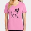 Ladies Core Cotton V Neck Tee Thumbnail