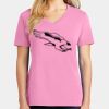 Ladies Core Cotton V Neck Tee Thumbnail