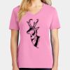 Ladies Core Cotton V Neck Tee Thumbnail