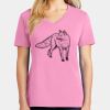 Ladies Core Cotton V Neck Tee Thumbnail