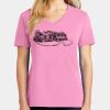 Ladies Core Cotton V Neck Tee Thumbnail