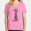 Ladies Core Cotton V Neck Tee Thumbnail