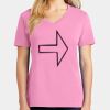 Ladies Core Cotton V Neck Tee Thumbnail