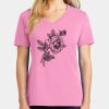 Ladies Core Cotton V Neck Tee Thumbnail