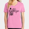 Ladies Core Cotton V Neck Tee Thumbnail