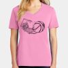 Ladies Core Cotton V Neck Tee Thumbnail