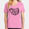 Ladies Core Cotton V Neck Tee Thumbnail