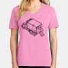 Ladies Core Cotton V Neck Tee Thumbnail
