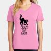 Ladies Core Cotton V Neck Tee Thumbnail
