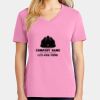 Ladies Core Cotton V Neck Tee Thumbnail