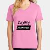 Ladies Core Cotton V Neck Tee Thumbnail
