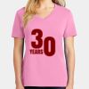 Ladies Core Cotton V Neck Tee Thumbnail
