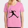 Ladies Core Cotton V Neck Tee Thumbnail