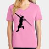Ladies Core Cotton V Neck Tee Thumbnail