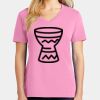 Ladies Core Cotton V Neck Tee Thumbnail