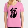 Ladies Core Cotton V Neck Tee Thumbnail