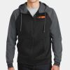 Sport Wick ® Varsity Fleece Full Zip Hooded Jacket Thumbnail