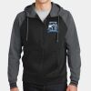 Sport Wick ® Varsity Fleece Full Zip Hooded Jacket Thumbnail