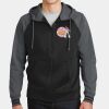 Sport Wick ® Varsity Fleece Full Zip Hooded Jacket Thumbnail