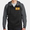 Sport Wick ® Varsity Fleece Full Zip Hooded Jacket Thumbnail