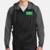 Sport Wick ® Varsity Fleece Full Zip Hooded Jacket Thumbnail