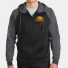 Sport Wick ® Varsity Fleece Full Zip Hooded Jacket Thumbnail
