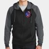 Sport Wick ® Varsity Fleece Full Zip Hooded Jacket Thumbnail